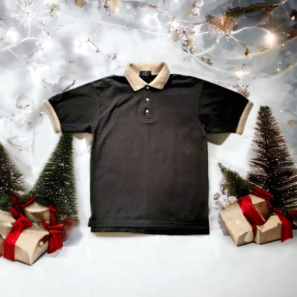 VINTAGE ASH CITY GOLF SHIRT SIZE LARGE-Excellent shape! 2003 -Black/Tan-… - Picture 8 of 9